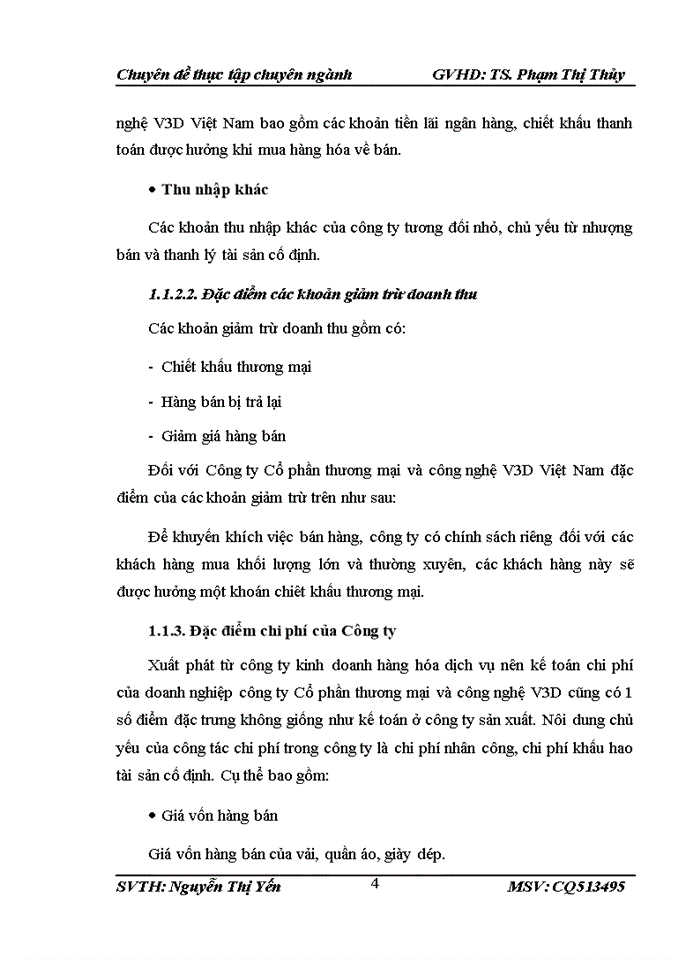 image for page Hoàn thiện kế toán doanh thu, chi phí và xác định kết quả kinh doanh tại công ty Cổ phần Công nghệ V3D Việt Nam