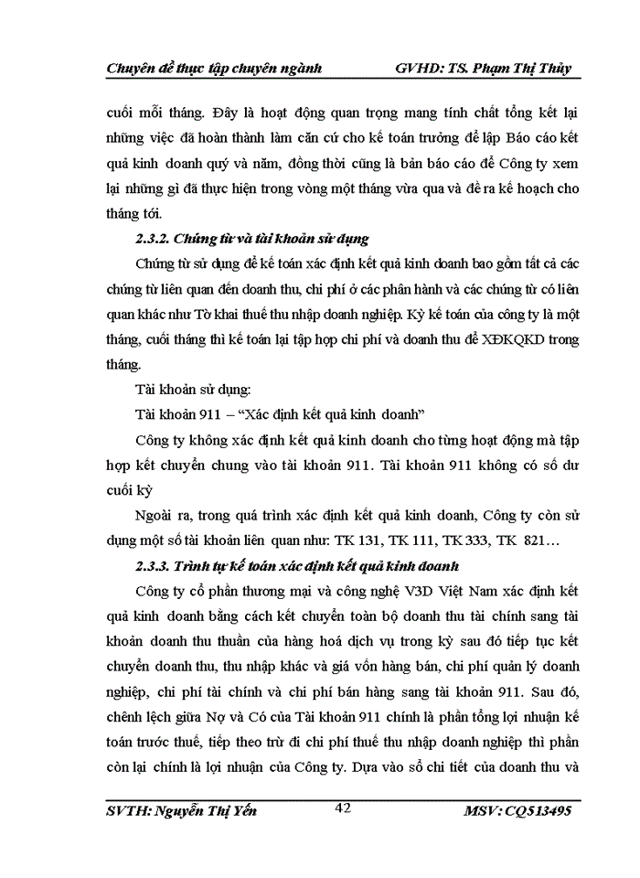 image for page Hoàn thiện kế toán doanh thu, chi phí và xác định kết quả kinh doanh tại công ty Cổ phần Công nghệ V3D Việt Nam