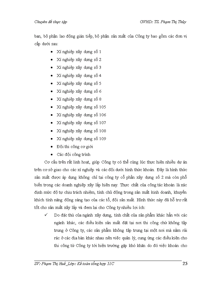 image for page Hoàn thiện kế toán tập hợp chi phí sản xuất và tính giá thành sản phẩm xây lắp tại công ty cổ phần xây dựng số 2