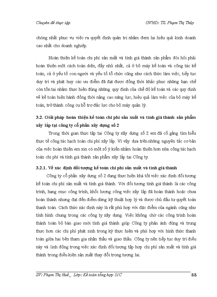 image for page Hoàn thiện kế toán tập hợp chi phí sản xuất và tính giá thành sản phẩm xây lắp tại công ty cổ phần xây dựng số 2