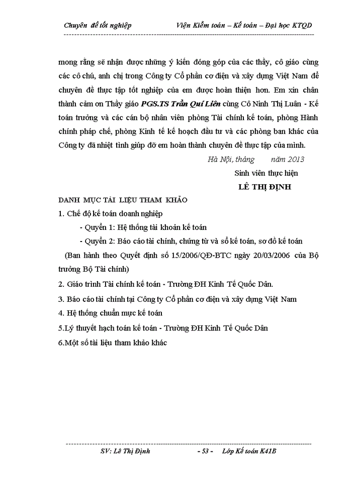 image for page Hoàn thiện hạch toán nguyên vật liệu tại Công ty Cổ phần cơ điện và xây dựng Việt Nam