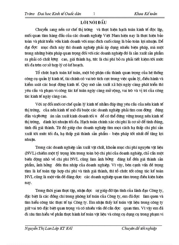 image for page Hoàn thiện kế toán nguyên vật liệu tại Công ty Cổ phần thương mại Long Phú Quý