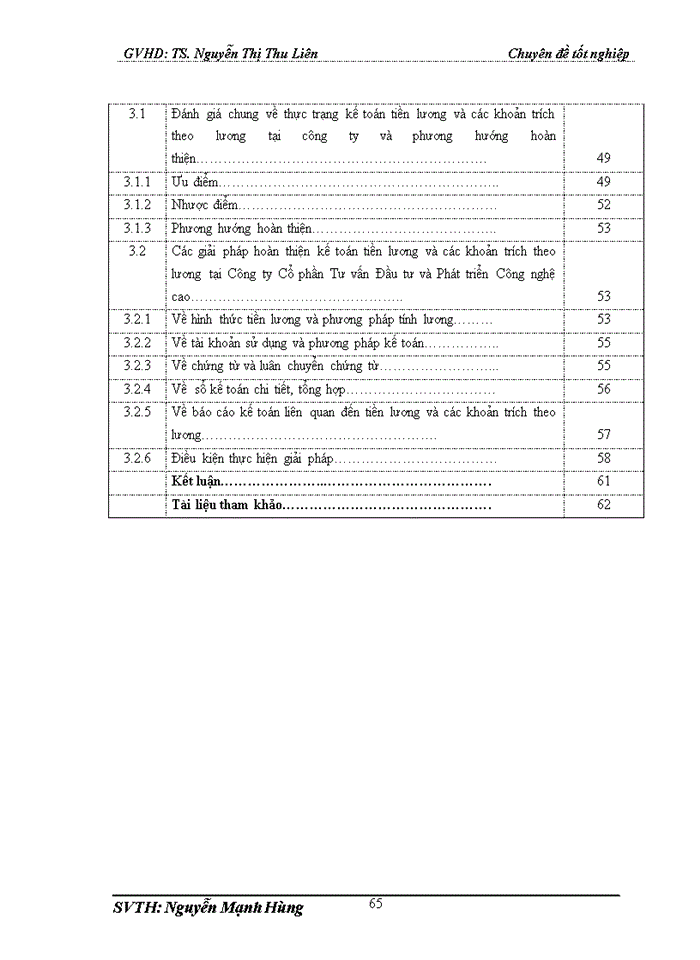 image for page Hoàn thiện kế toán tiền lương và các khoản trích theo lương tại công ty cổ phần tư vấn đầu tư và phát triển công nghệ cao