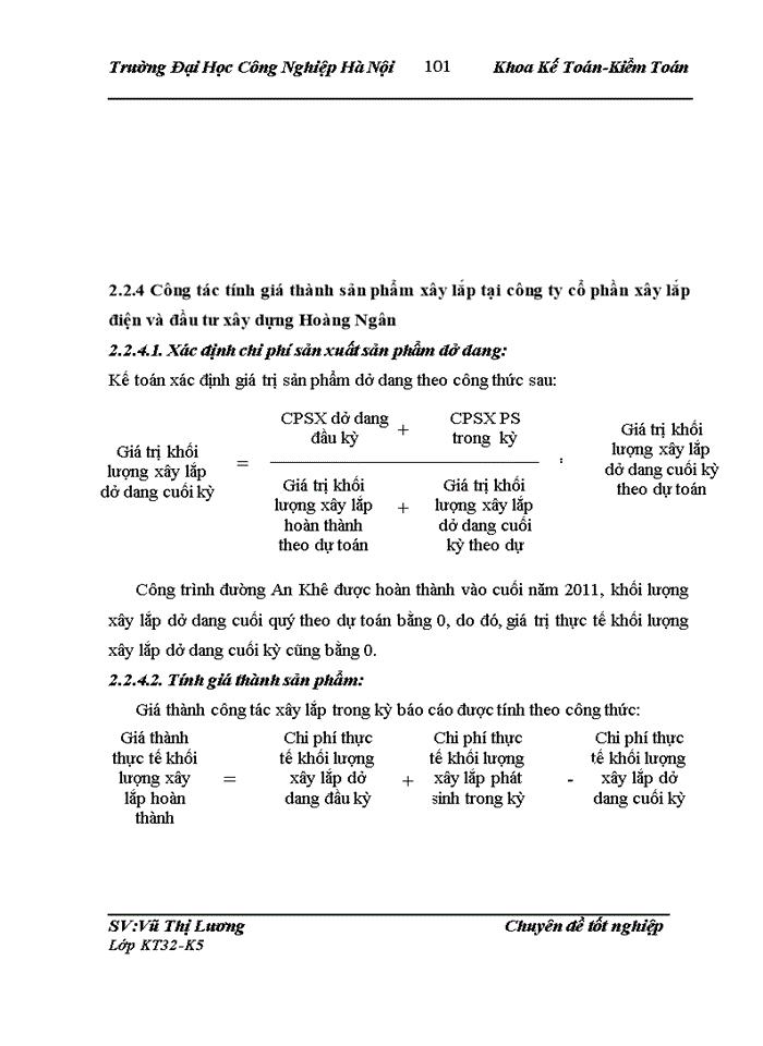 image for page Kế toán chi phí sản xuất và tính giá thành sản phẩm tại công ty cổ phần xây lắp điện và đầu tư xây dựng Hoàng Ngân