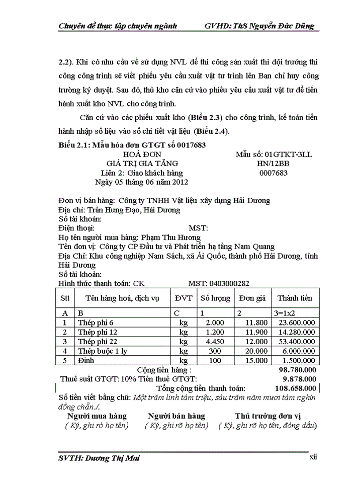 image for page Hoàn thiện kế toán chi phí sản xuất và tính giá thành sản phẩm tại Công ty CP Đầu tư và Phát triển hạ tầng Nam Quang