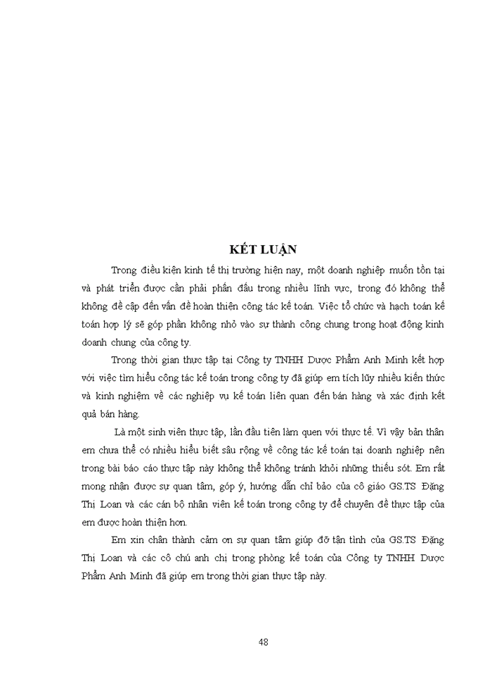 image for page Hoàn thiện công tác kế toán bán hàng tại Công ty TNHH Dược Phẩm Anh Minh