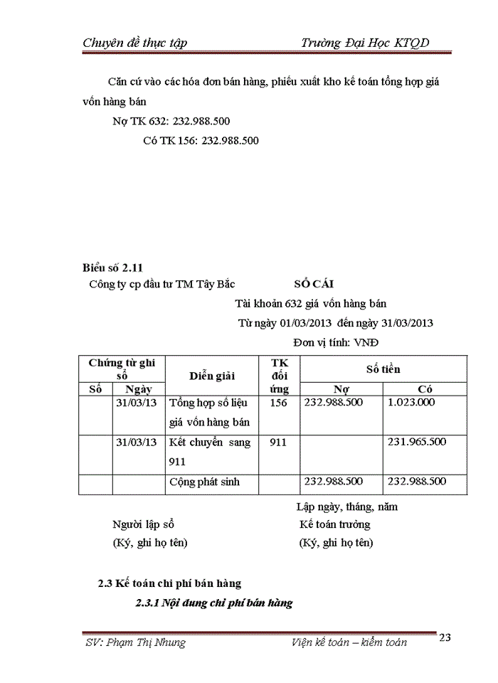 image for page Hoàn thiện kế toán bán hàng và xác định kết quả kinh doanh tại Công ty cổ phần đầu tư thương mại Tây Bắc