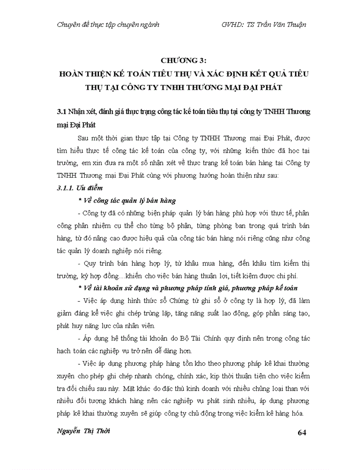 image for page Hoàn thiện công tác kế toán tiêu thụ thành phẩm và xác định kết quả tiêu thụ thành phẩm tại công ty TNHH Thương mại Đại Phát
