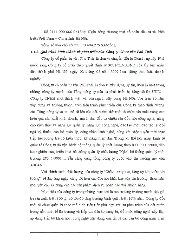 image for page Tìm hiểu công tác tổ chức hạch toán kế toán tại công ty cổ phần tư vấn Phú Thái