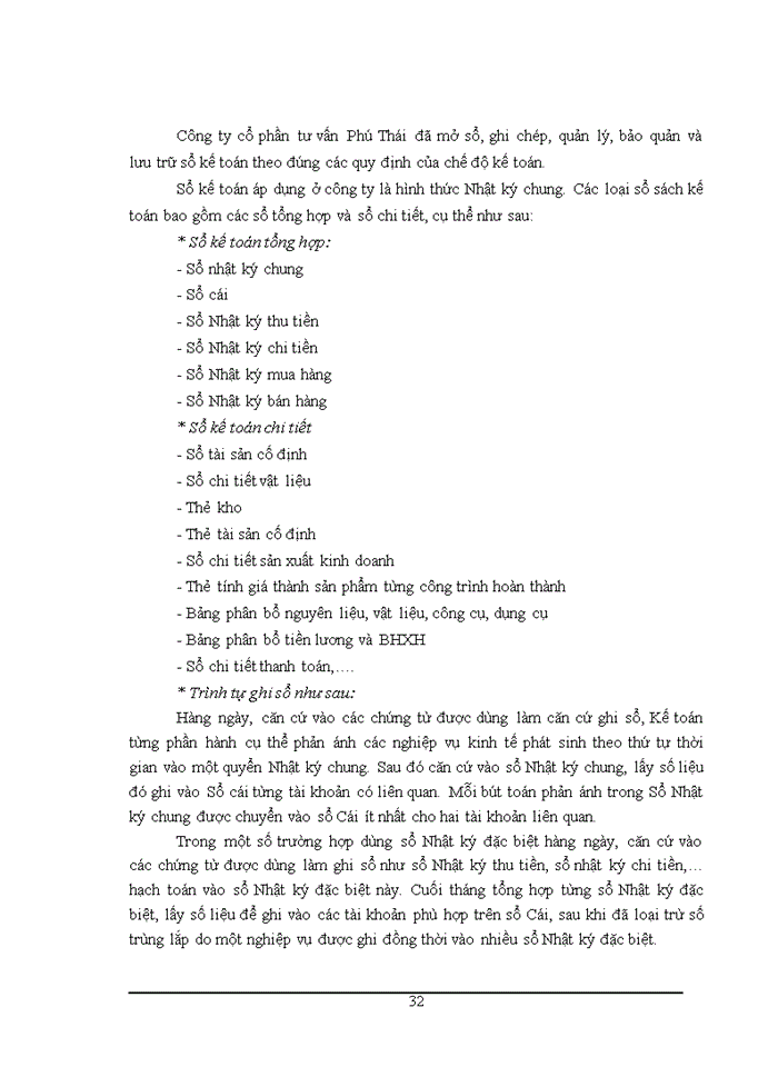 image for page Tìm hiểu công tác tổ chức hạch toán kế toán tại công ty cổ phần tư vấn Phú Thái