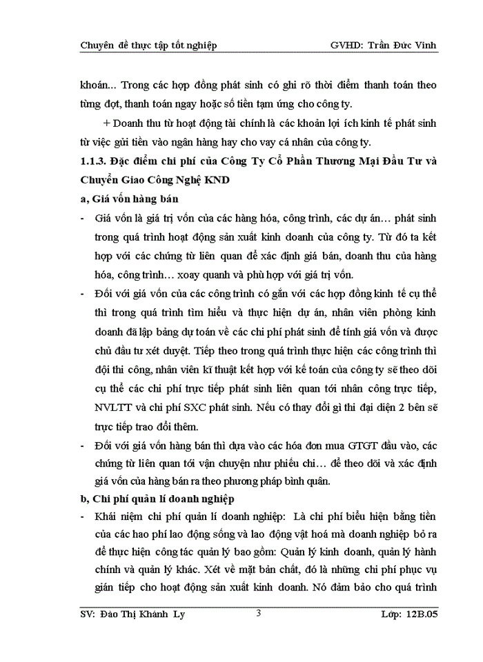 image for page Hoàn thiện công tác kế toán doanh thu, chi phí và xác định kết quả kinh doanh tại Công Ty Cổ Phần Thương Mại, Đầu Tư và Chuyển Giao Công Nghệ KND