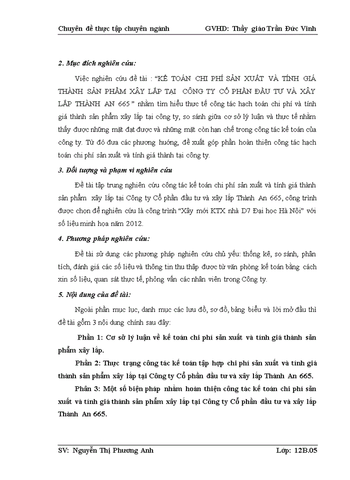image for page Kế toán chi phí sản xuất và tính giá thành sản phẩm xây lắp tại  công ty cổ phần đầu tư và xây lắp thành an 665