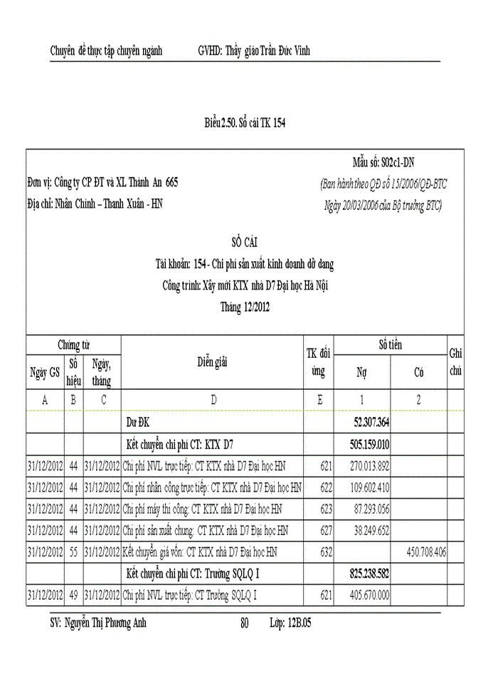 image for page Kế toán chi phí sản xuất và tính giá thành sản phẩm xây lắp tại  công ty cổ phần đầu tư và xây lắp thành an 665