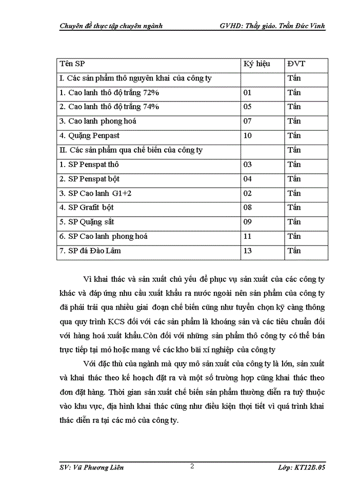 image for page Hoàn thiện kế toán chi phí sản xuất và tính giá thành sản phẩm tại Công ty CP khoáng sản Yên Bái VPG