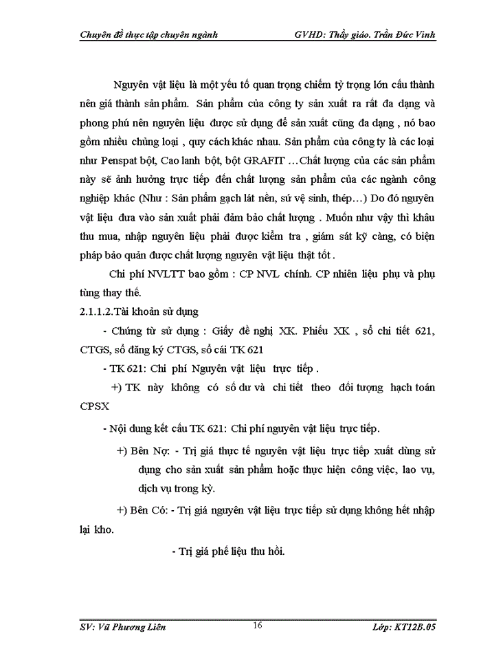 image for page Hoàn thiện kế toán chi phí sản xuất và tính giá thành sản phẩm tại Công ty CP khoáng sản Yên Bái VPG