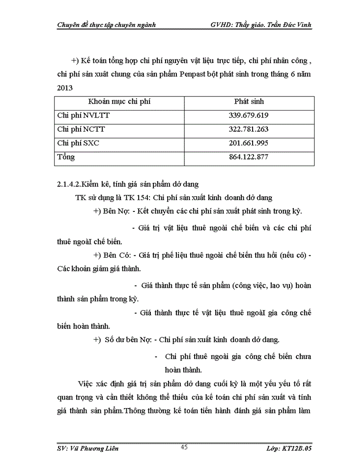 image for page Hoàn thiện kế toán chi phí sản xuất và tính giá thành sản phẩm tại Công ty CP khoáng sản Yên Bái VPG