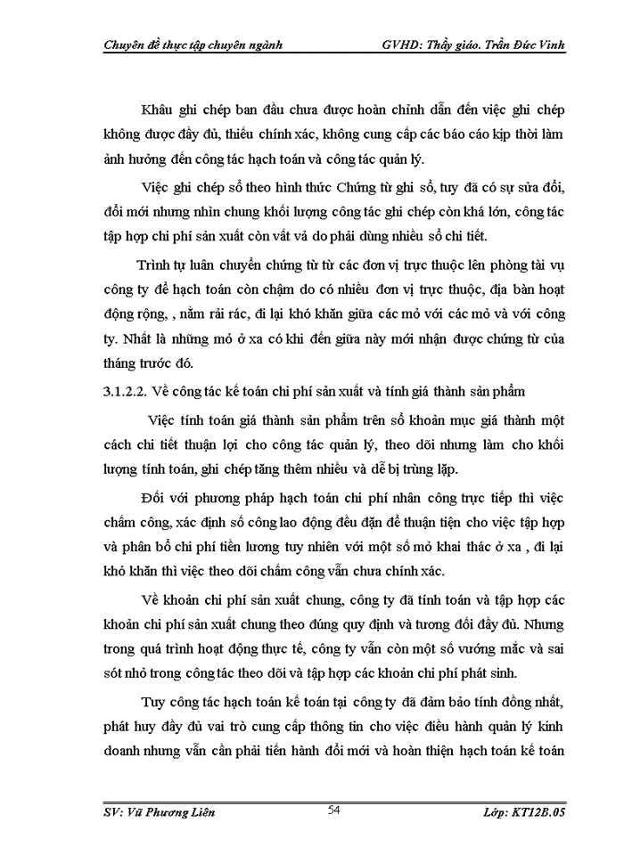 image for page Hoàn thiện kế toán chi phí sản xuất và tính giá thành sản phẩm tại Công ty CP khoáng sản Yên Bái VPG