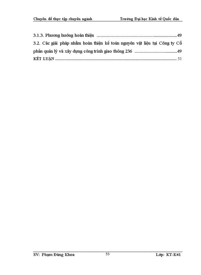 image for page Hoàn thiện công tác kế toán nguyên vật liệu tại Công ty Cổ phần quản lý và xây dựng công trình giao thông 236