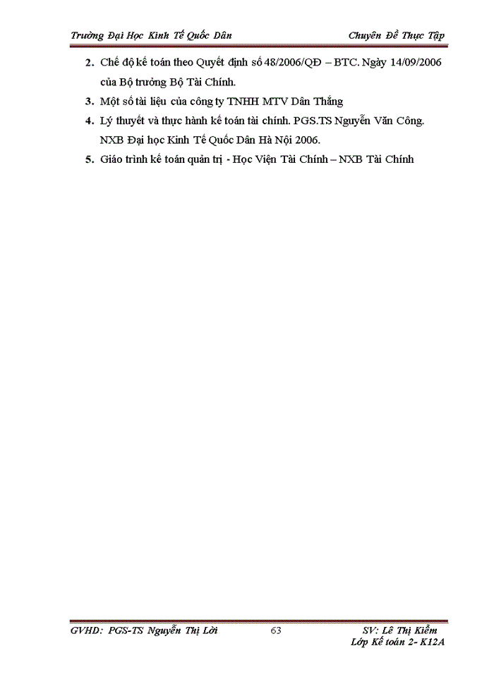 image for page Hoàn thiện kế toán nguyên vật liệu tại Công ty TNHH một thành viên Dân thắng