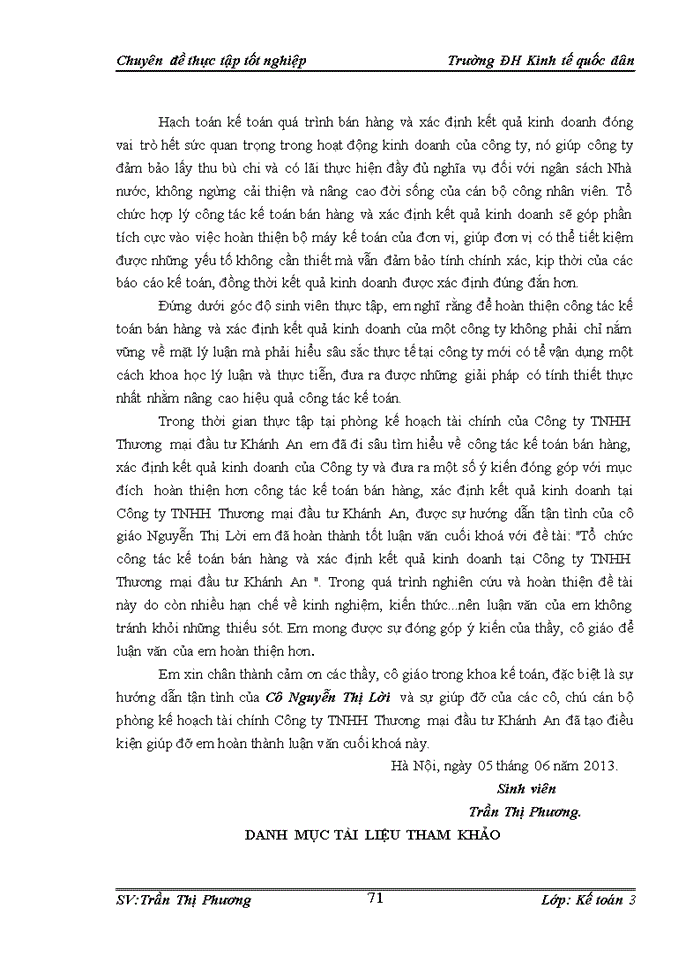image for page Kế toán bán hàng và xác định kết quả bán hàng tại Công ty TNHH thương mại đầu tư Khánh An