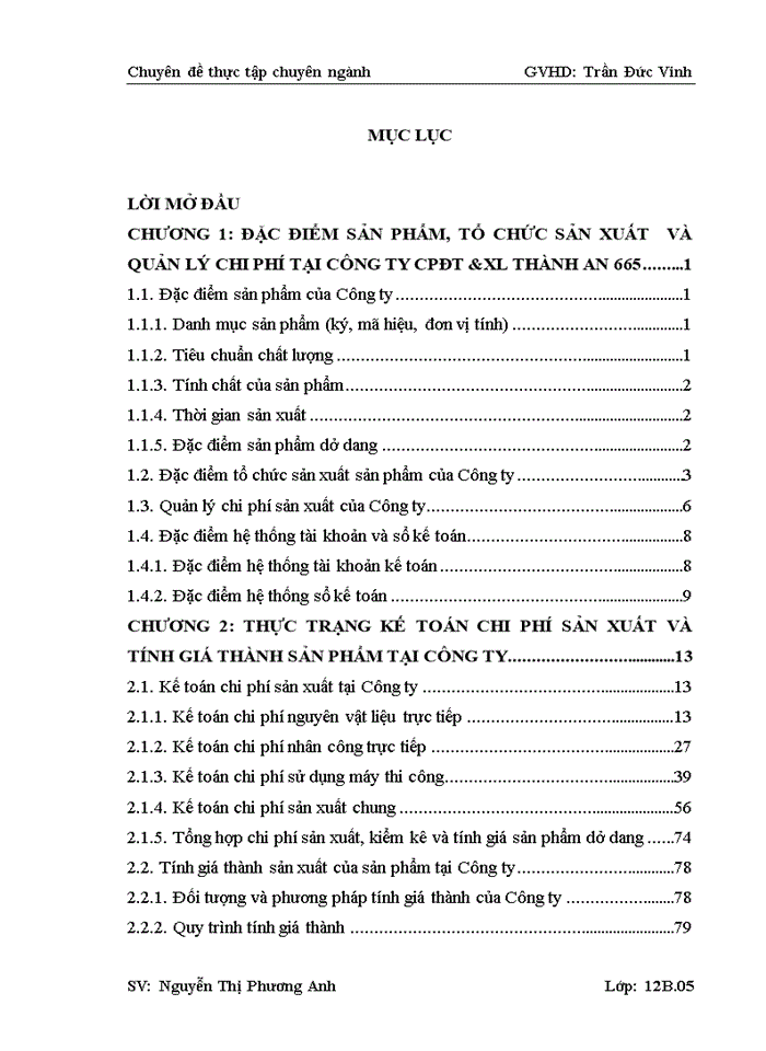 image for page Hoàn thiện kế toán chi phí sản xuất và tính giá thành sản phẩm xây lắp tại công ty cổ phần đầu tư và xây lắp thành an 665