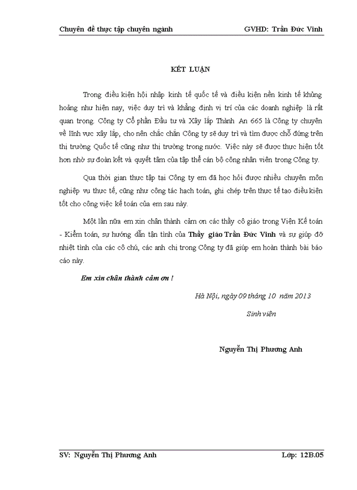 image for page Hoàn thiện kế toán chi phí sản xuất và tính giá thành sản phẩm xây lắp tại công ty cổ phần đầu tư và xây lắp thành an 665