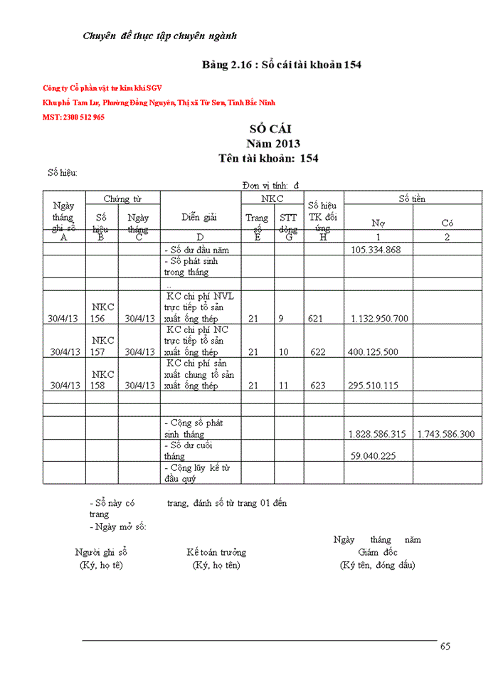 image for page Hoàn thiện kế toán chi phí sản xuất và tính giá thành sản phẩm Ống thép tại Công ty Cổ phần vật tư kim khí SGV