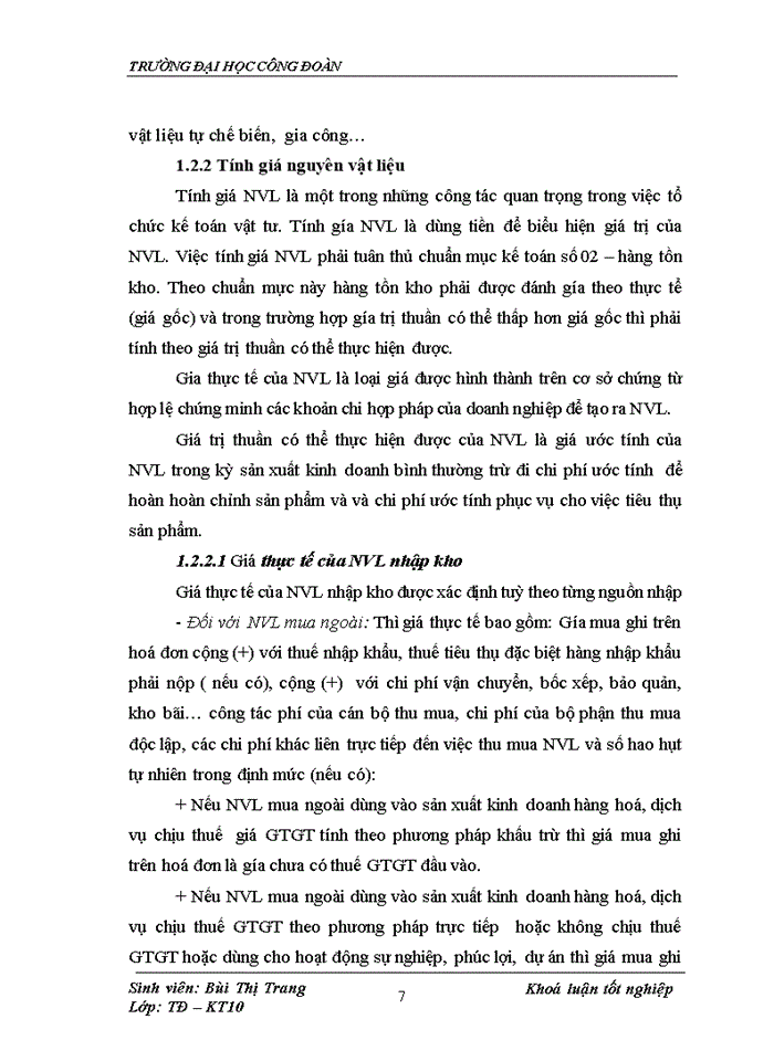 image for page Hoàn thiện kế toán nguyên vật liệu tại công ty TNHH đầu tư Nam Việt