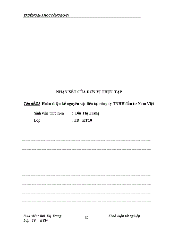 image for page Hoàn thiện kế toán nguyên vật liệu tại công ty TNHH đầu tư Nam Việt