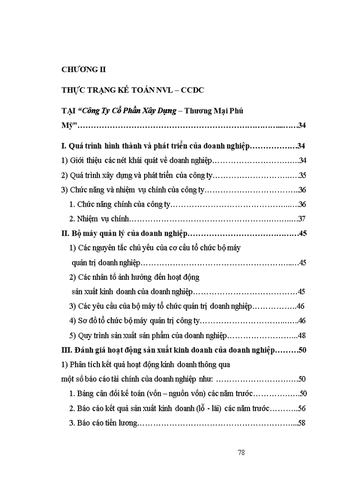 image for page Kế toán NVL – CCDC tại Công ty Công ty cổ phần xây dựng – Thương mại Phú Mỹ