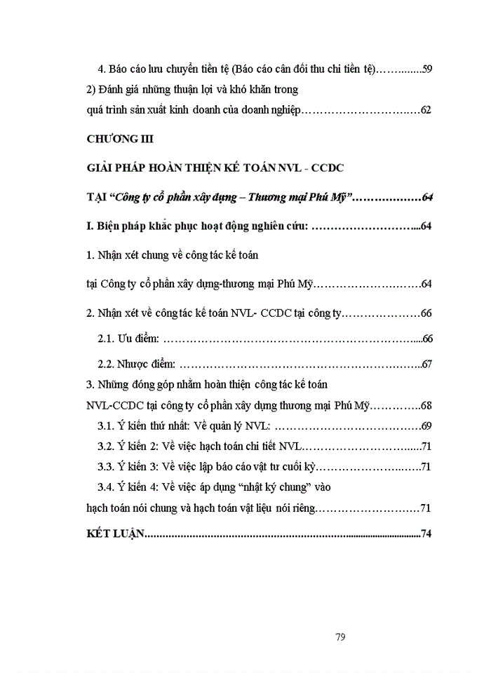 image for page Kế toán NVL – CCDC tại Công ty Công ty cổ phần xây dựng – Thương mại Phú Mỹ