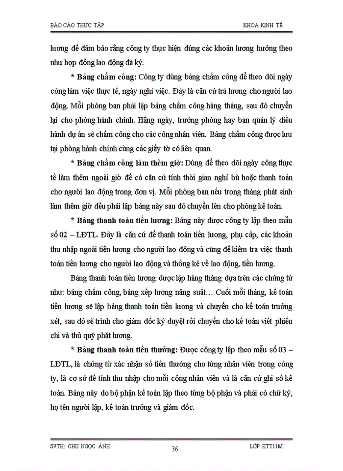 image for page Kế toán tiền lương và các khoản trích theo lương tại Xí nghiệp than 917