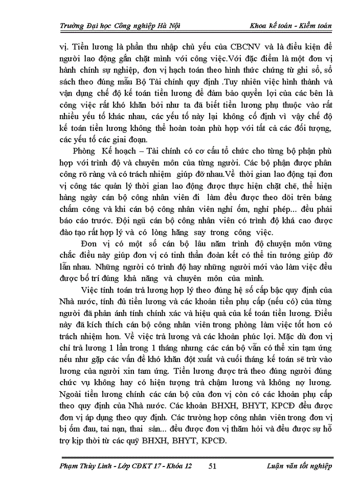 image for page Hoàn thiện công tác kế toán tiền lương và các khoản phải trích theo lương tại BHXH tỉnh Hà Nam