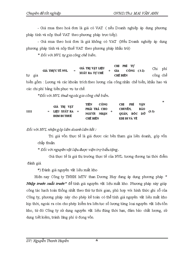 image for page Tổ chức công tác kế toán nguyên vật liệu tại công ty TNHH MTV than Dương Huy