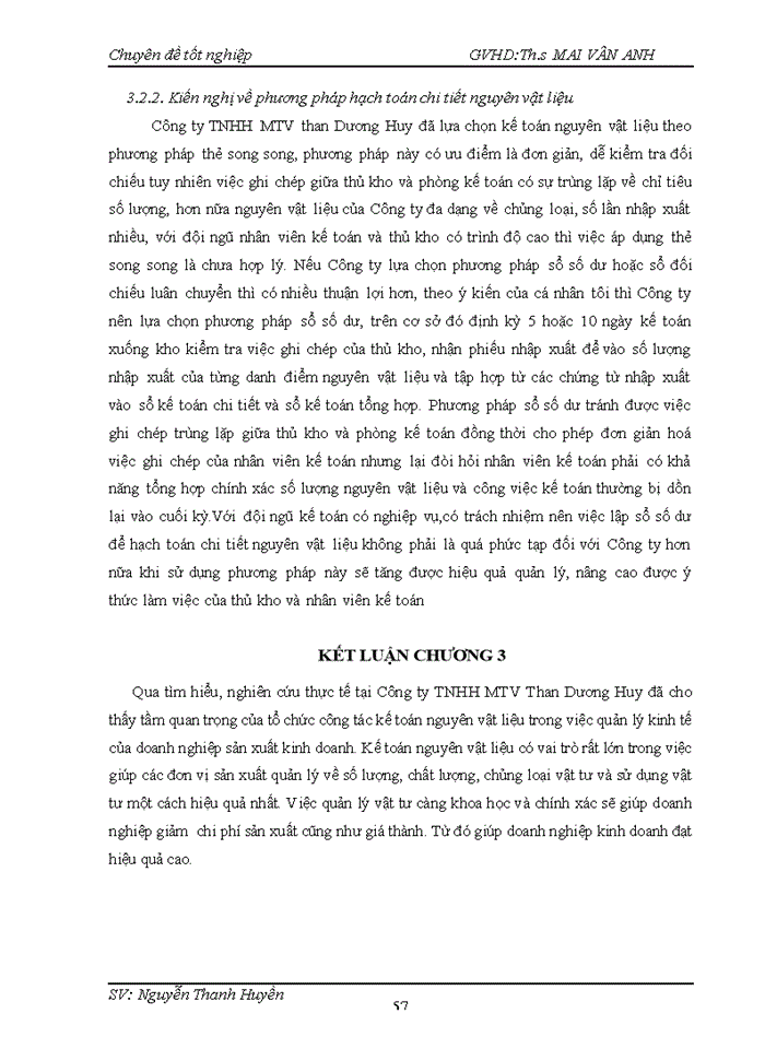 image for page Tổ chức công tác kế toán nguyên vật liệu tại công ty TNHH MTV than Dương Huy