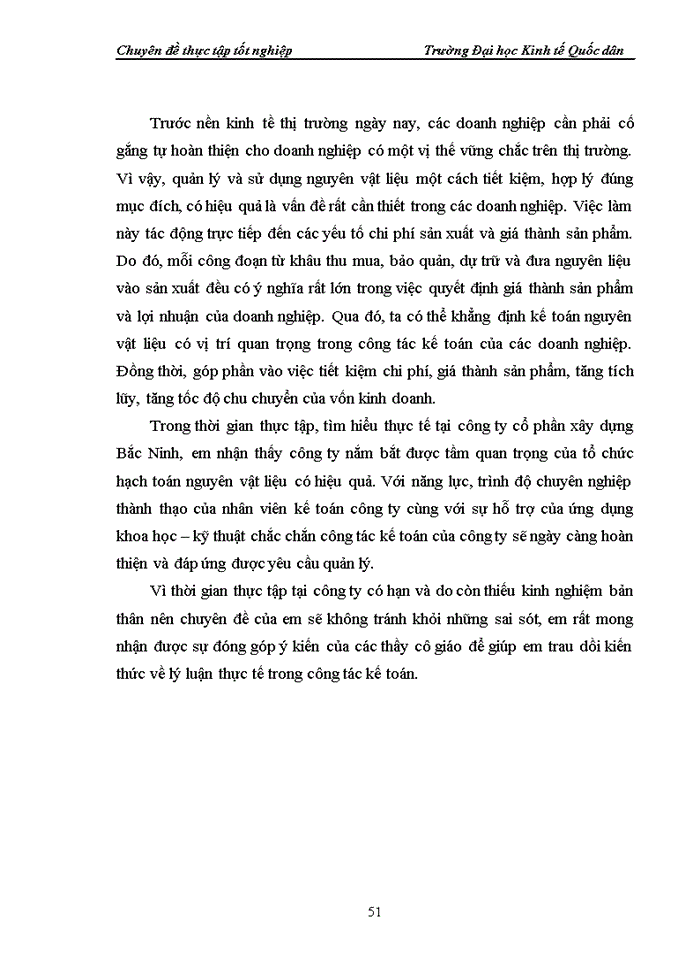 image for page Hoàn thiện kế toán nguyên vật liệu tại Công ty cổ phần xây dựng Bắc Ninh
