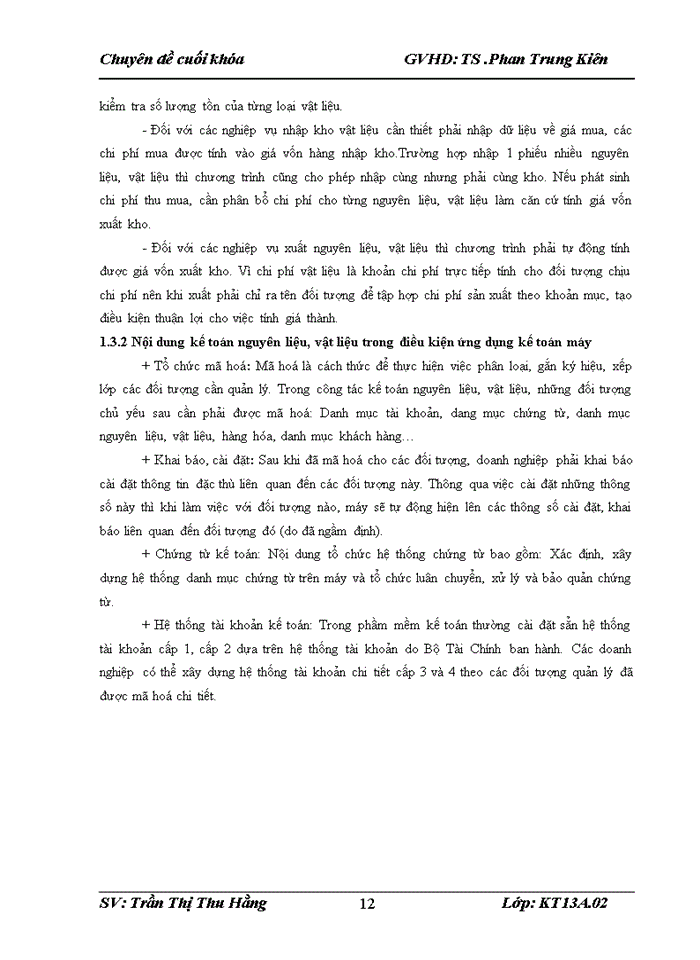 image for page Hoàn thiện kế toán Nguyên liệu, vật liệu tại Công ty cổ phần đầu tư Intechco