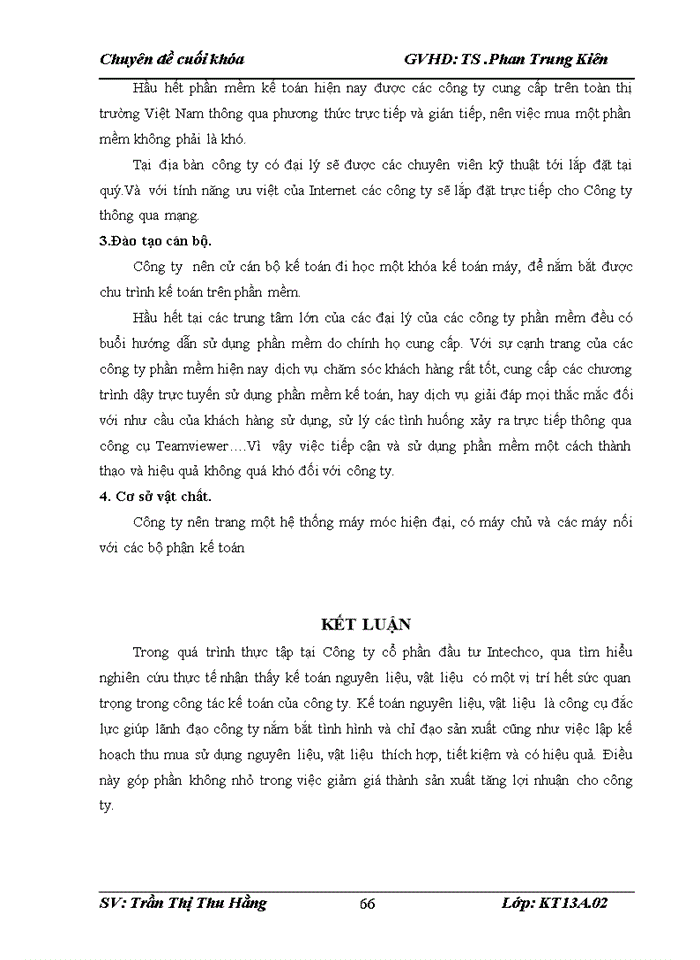 image for page Hoàn thiện kế toán Nguyên liệu, vật liệu tại Công ty cổ phần đầu tư Intechco