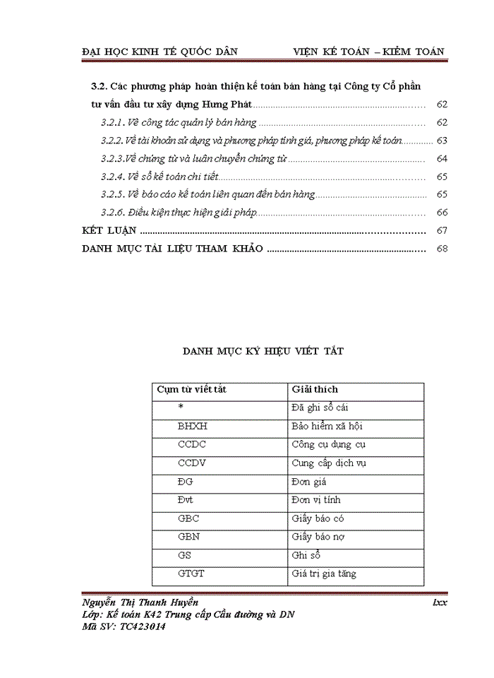 image for page Hoàn thiện kế toán bán hàng và xác định kết quả kinh doanh tại Công ty Cổ phần tư vấn đầu tư xây dựng Hưng Phát