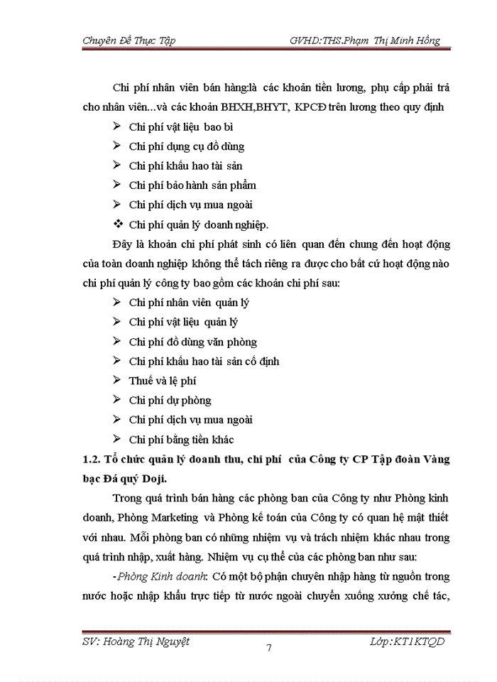 image for page Kế toán doanh thu, chi phí và xác định kết quả hoạt động kinh doanh tại Công ty CP Tập đoàn Vàng bạc Đá quý Doji