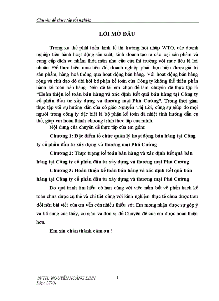 image for page Hoàn thiện kế toán bán hàng và xác định kết quả bán hàng tại công ty cp đầu tư xây dựng và thương mại phú cường