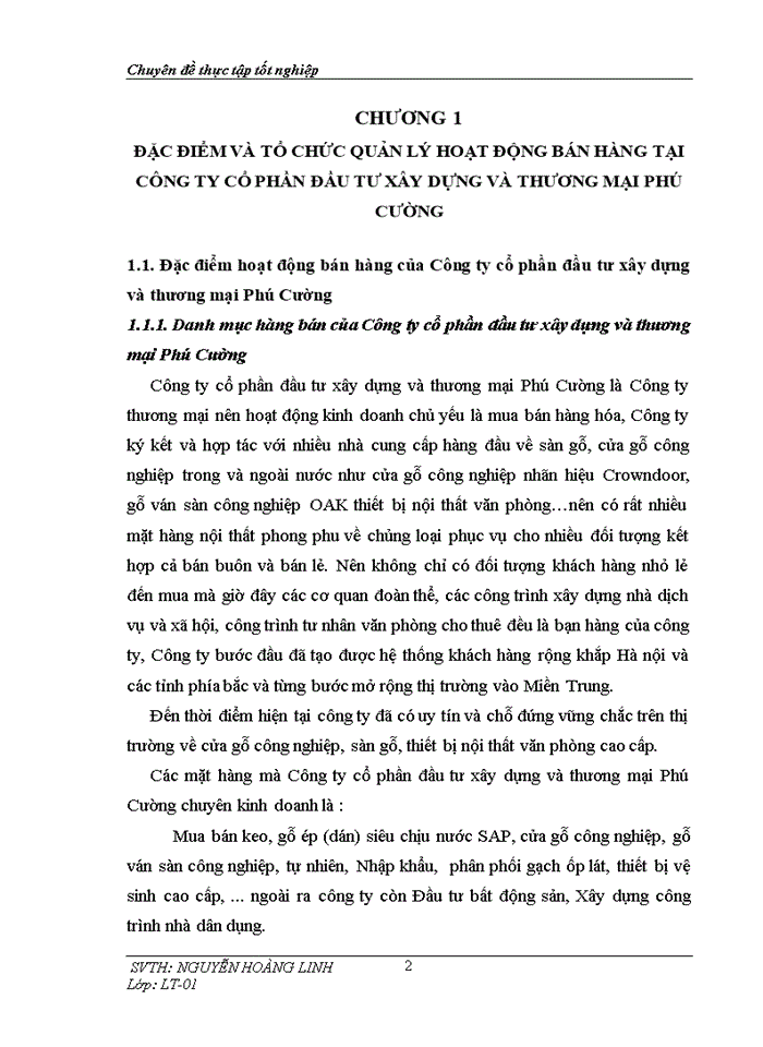 image for page Hoàn thiện kế toán bán hàng và xác định kết quả bán hàng tại công ty cp đầu tư xây dựng và thương mại phú cường