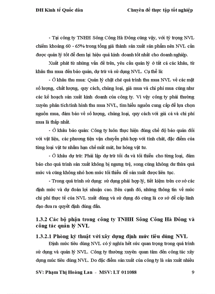 image for page Hoàn thiện kế toán nguyên vật liệu tại công ty TNHH SÔNG CÔNG – HÀ ĐÔNG