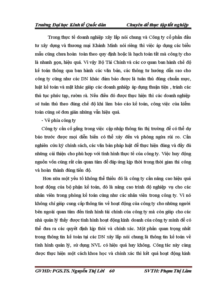 image for page Hoàn thiện kế toán nguyên vật liệu tại Công ty cổ phần Đầu tư xây dựng và thương mại Khánh Minh