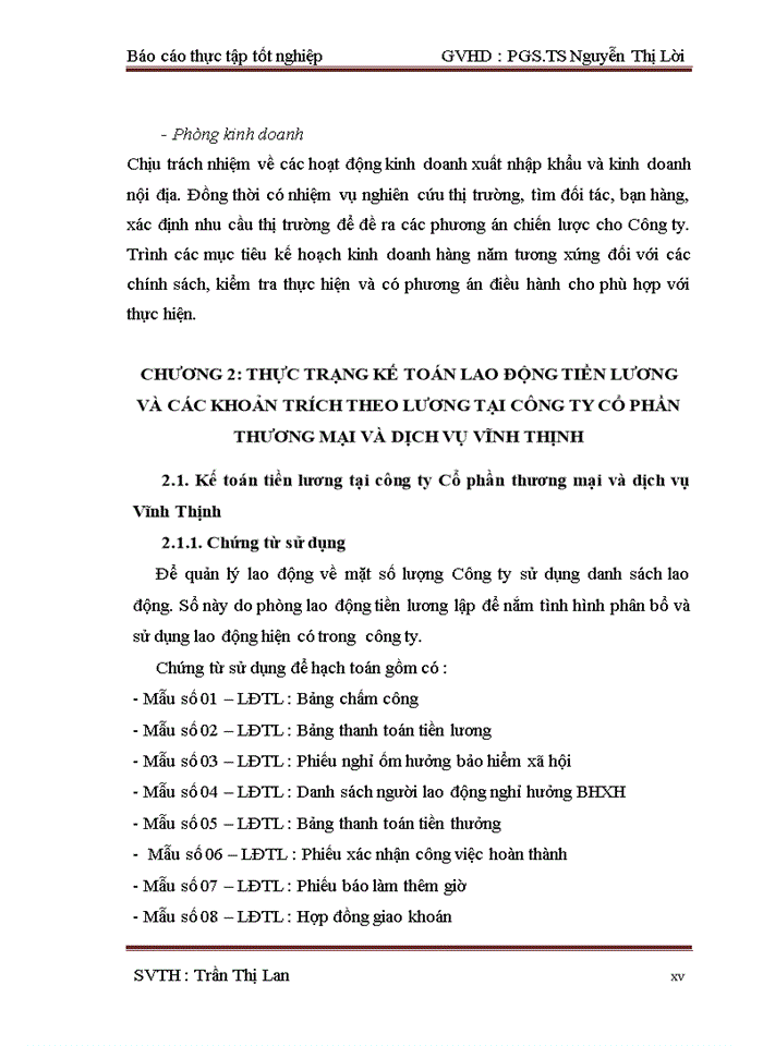 image for page Hoàn thiện kế toán lao động tiền lương và các khoản trích theo lương tại công ty Cổ phần thương mại và Dịch vụ Vĩnh Thịnh
