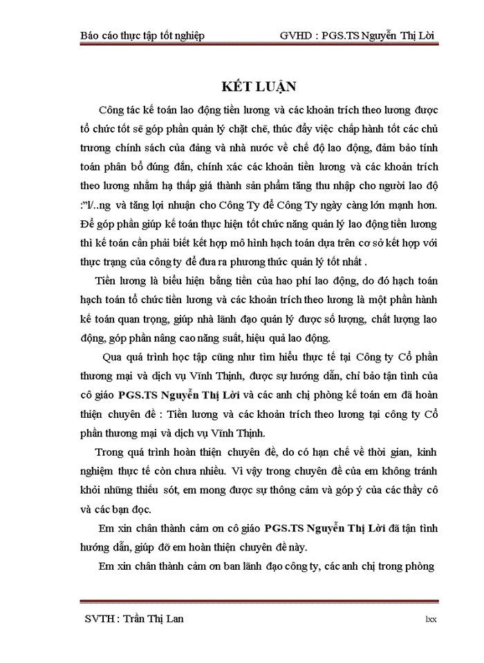 image for page Hoàn thiện kế toán lao động tiền lương và các khoản trích theo lương tại công ty Cổ phần thương mại và Dịch vụ Vĩnh Thịnh