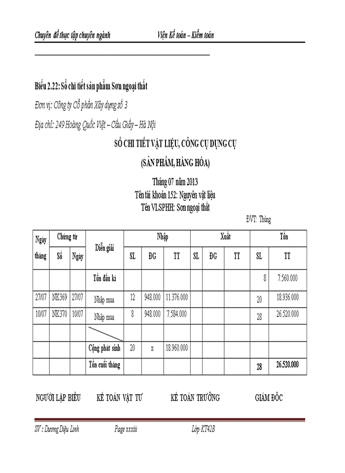 image for page Hoàn thiện kế toán nguyên vật liệu tại Công ty Cổ phần Xây dựng số 3