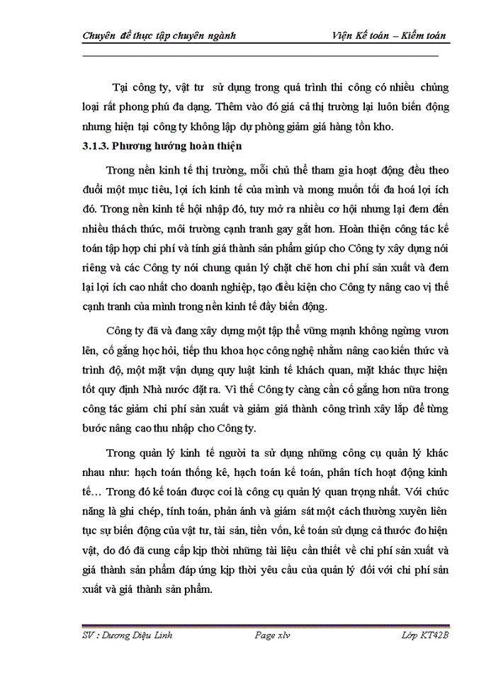 image for page Hoàn thiện kế toán nguyên vật liệu tại Công ty Cổ phần Xây dựng số 3