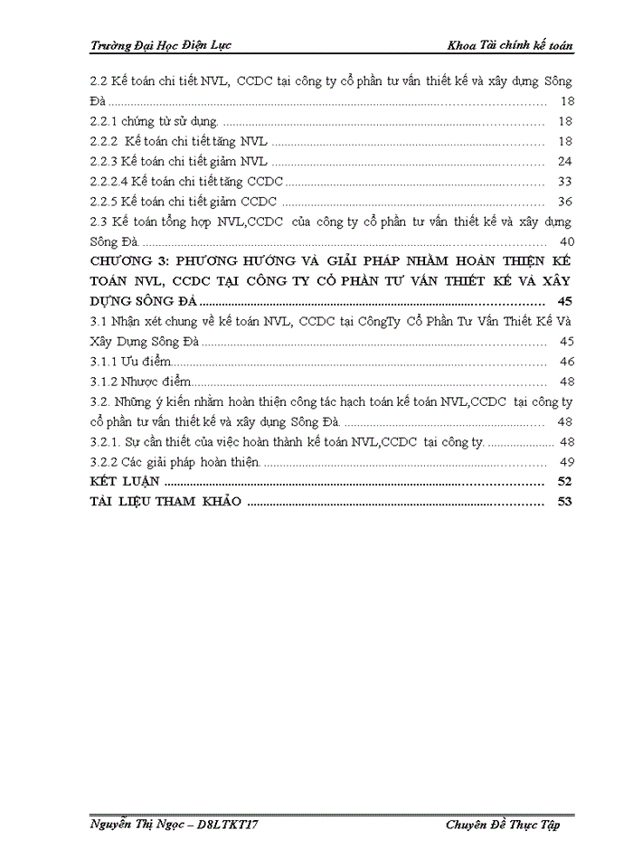 image for page Kế toán nguyên liệu vật liệu-công cụ dụng cụ tại công ty cổ phần tư vấn thiết kế và xây dựng sông đà