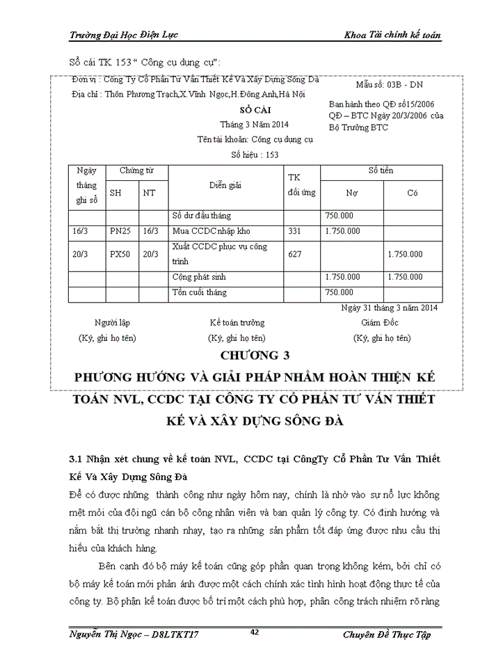 image for page Kế toán nguyên liệu vật liệu-công cụ dụng cụ tại công ty cổ phần tư vấn thiết kế và xây dựng sông đà